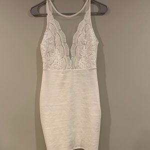 White LuLus cocktail dress